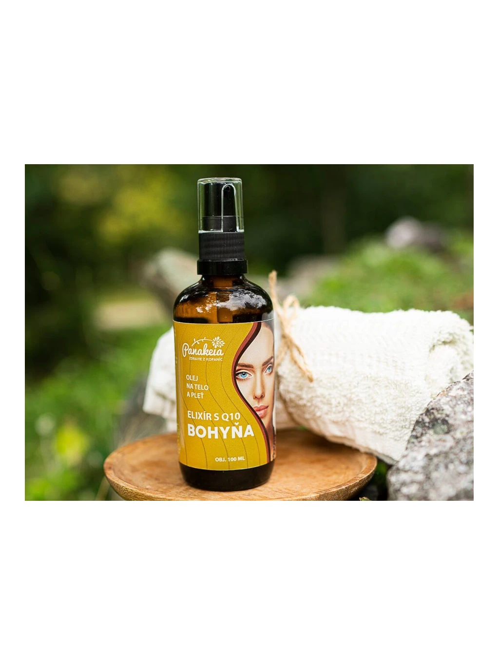 PANAKEIA ELIXIR BOHYNA Q10 - testolaj testre és bőrre 100ml (2)
