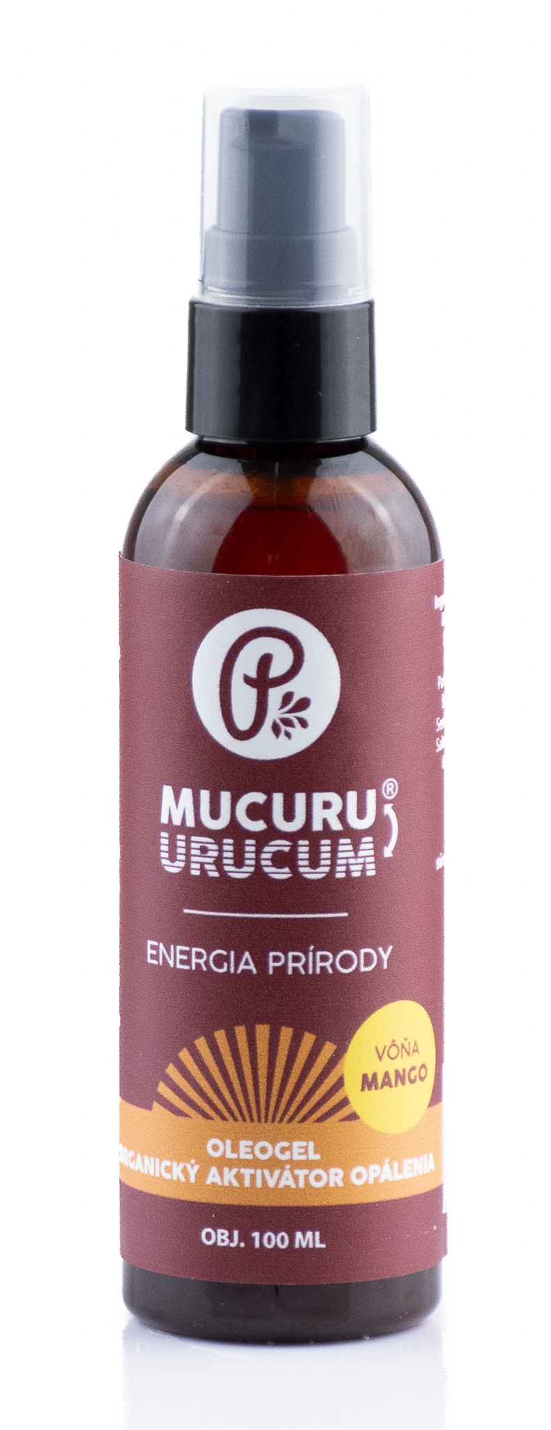 MUCURU® - Oleogel szerves barnító aktivátor 100ml Vôňa: Mango