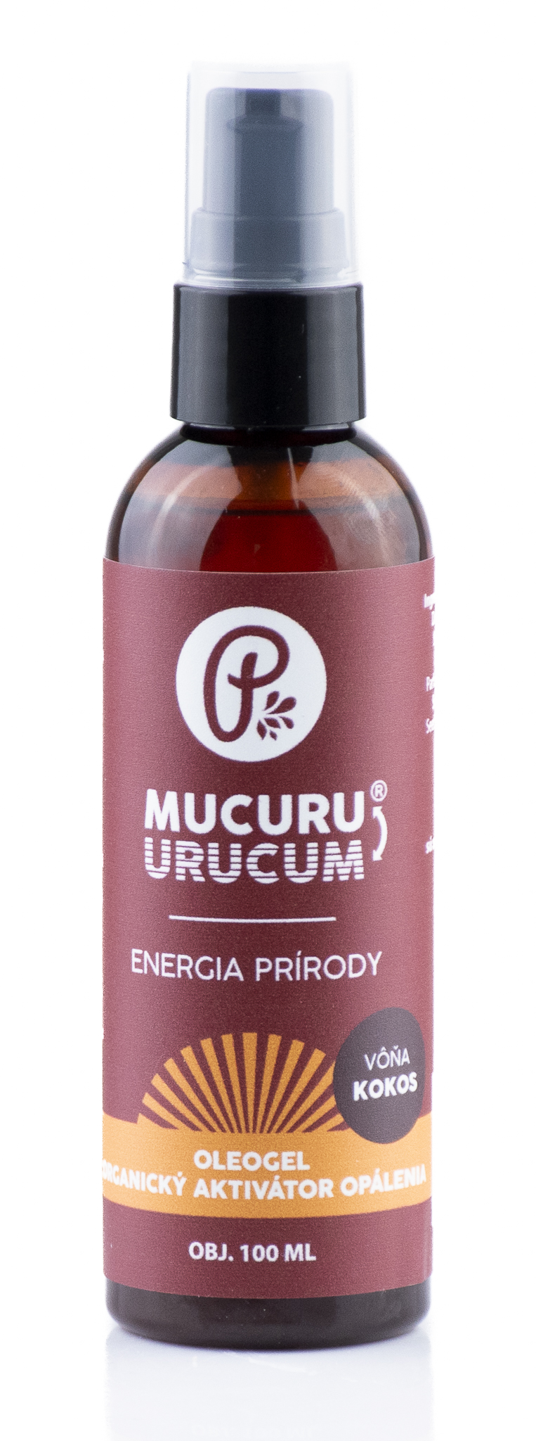 MUCURU® - Oleogel szerves barnító aktivátor 100ml Vôňa: Kokos