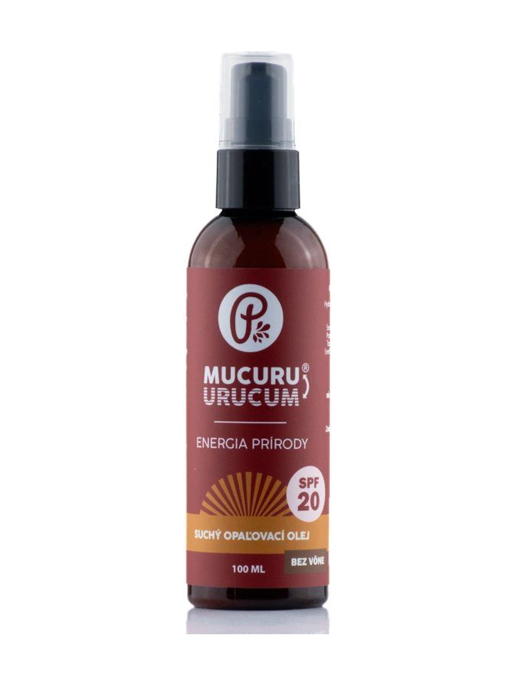 MUCURU® - Száraz napolaj SPF 20 (illatmentes) 100ml