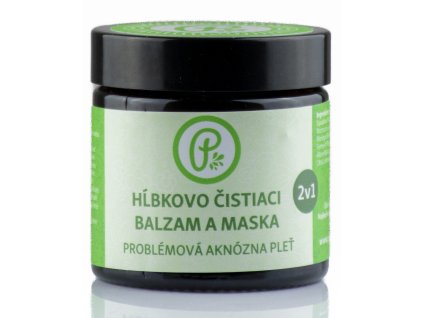 Balsam și mască de curățare profundă 2în1 - piele acneică 60ml