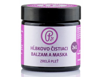 Balsam și mască de curățare profundă 2în1 - Piele matură 60ml