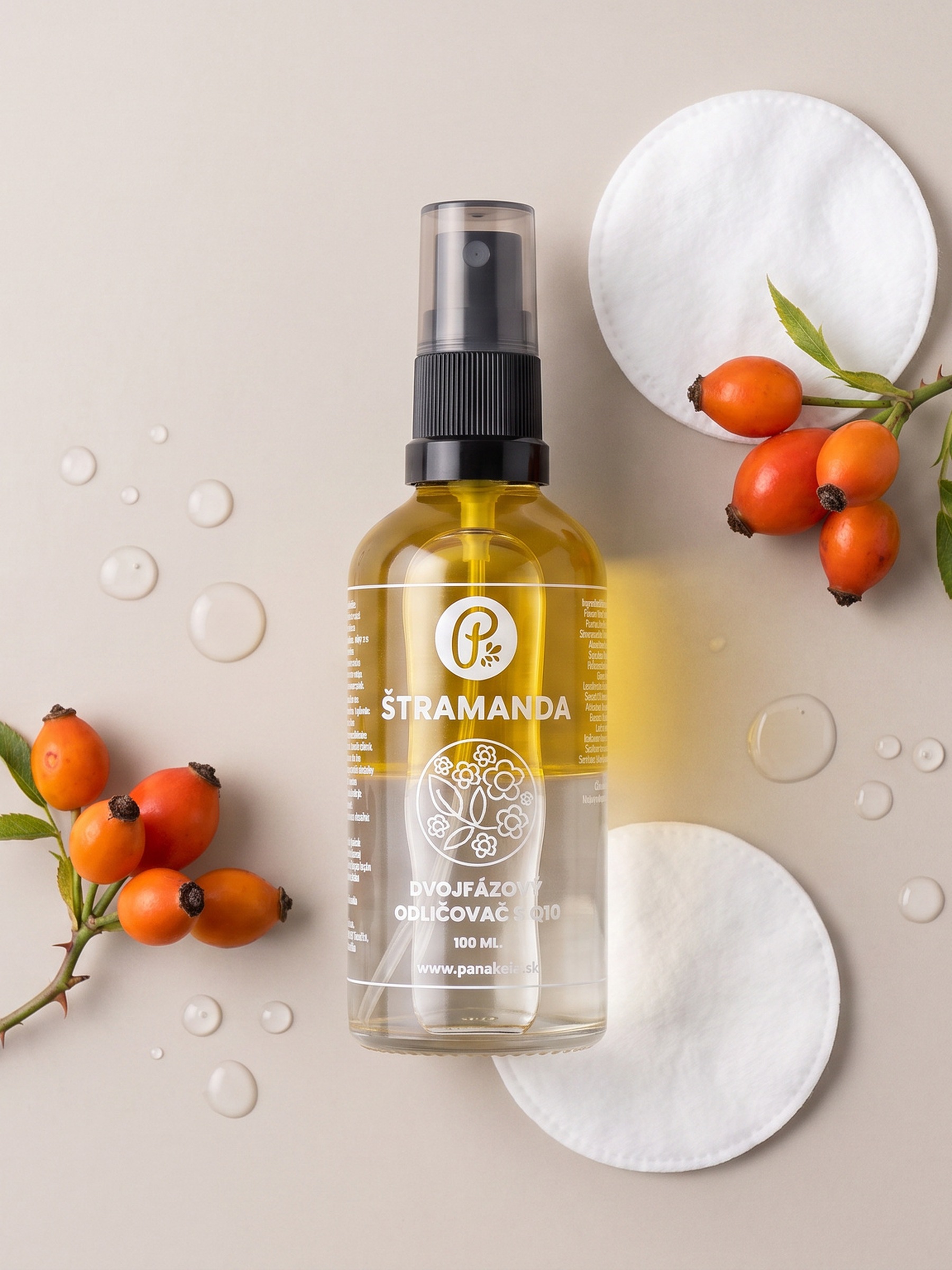 PANAKEIA Demachiant bifazic Štramanda Q10 100ml (4)