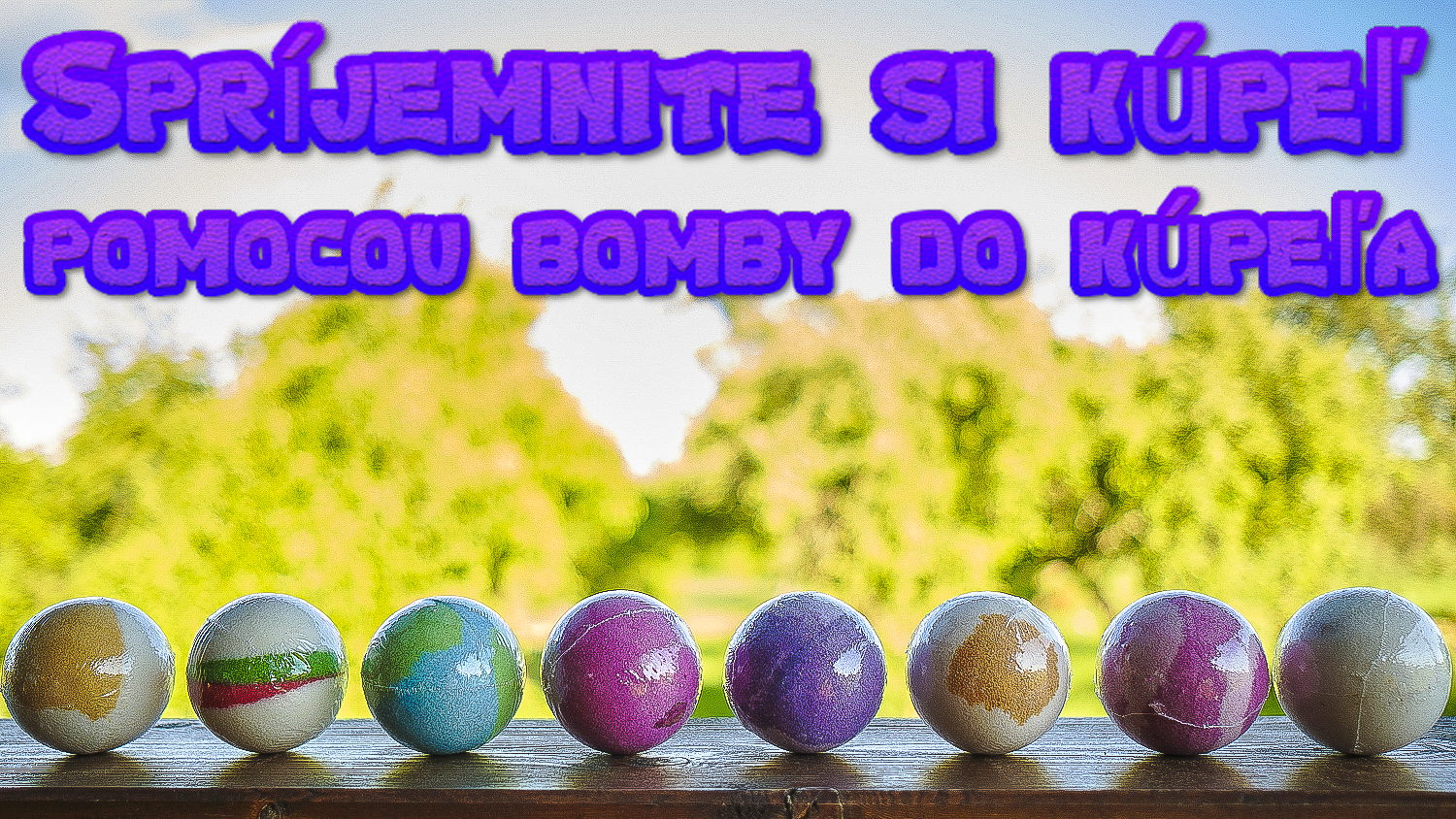 Spríjemnite si kúpeľ pomocou bomby do kúpeľa