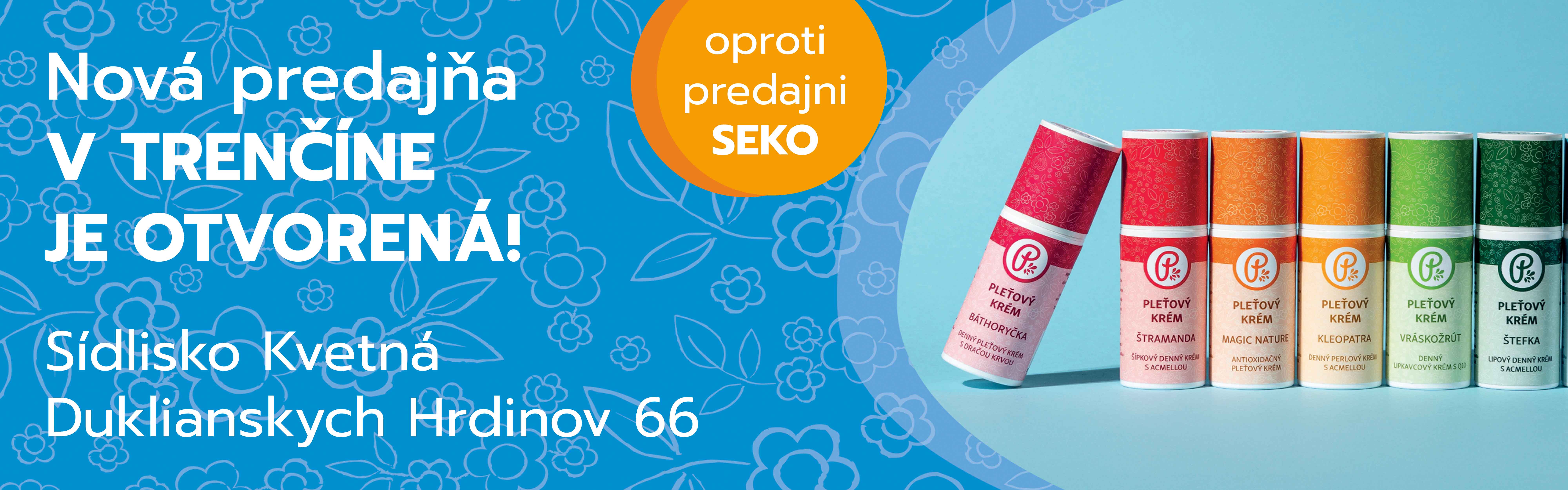Kamenná predajňa je otvorená!