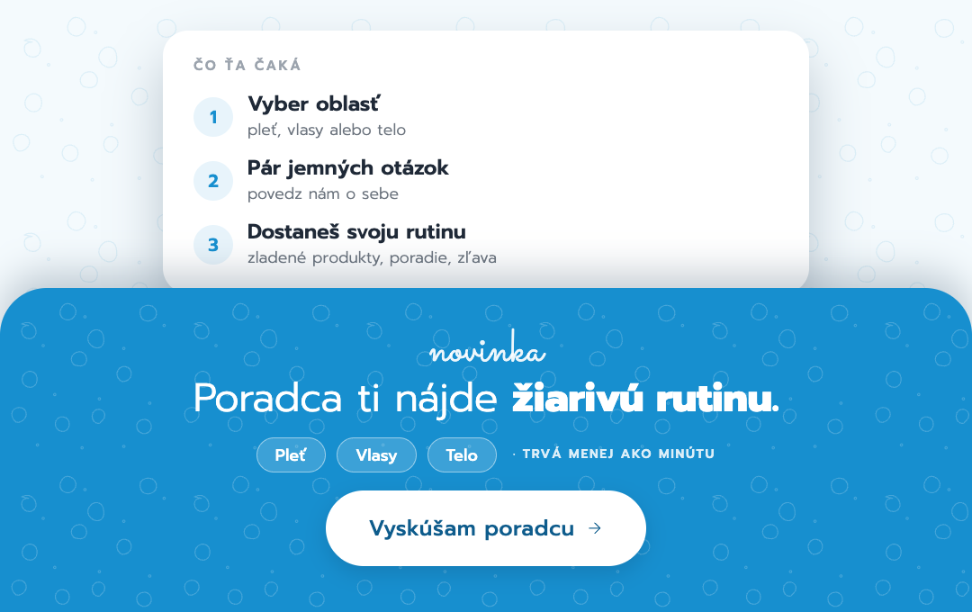 Poradca — osobná poradňa pre pleť, vlasy a telo