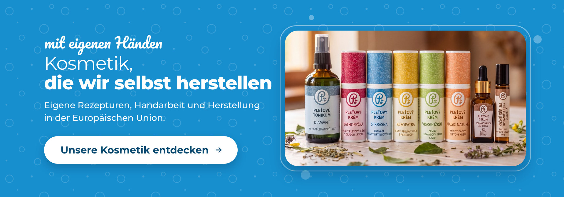 Panakeia Kosmetik, die wir selbst herstellen – Hautpflege