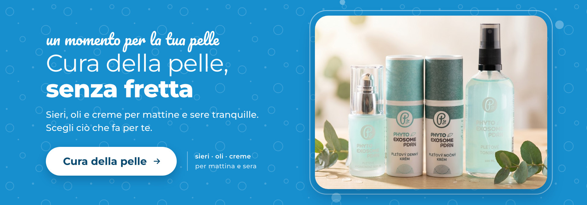 Cura della pelle – sieri, oli e creme Panakeia