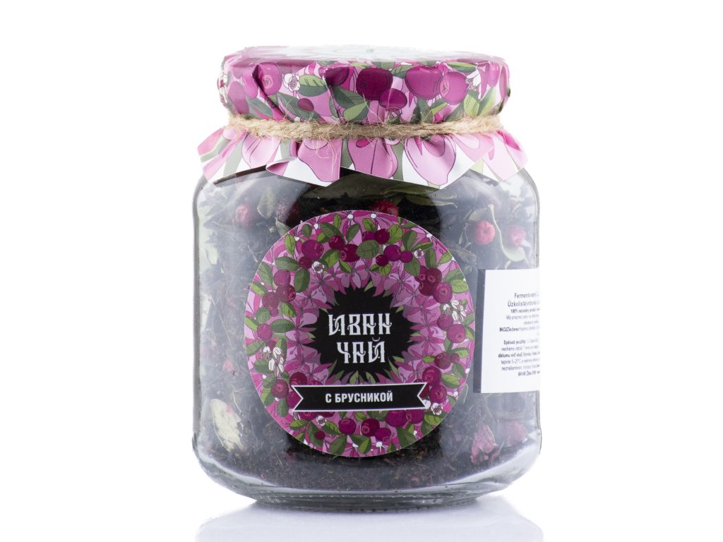 Fermentovaný Čaj Ivan sypaný - Kyprina Úzkolistá(vrbovka úzkolistá) s Brusnicami 50g