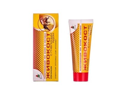 Eliksir - Kostihoj so včelím jedom, krém- balzam na telo 75 ml
