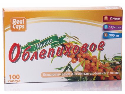 Rakytníkový Olej v kapsulách 300mg (100 kapsúl)