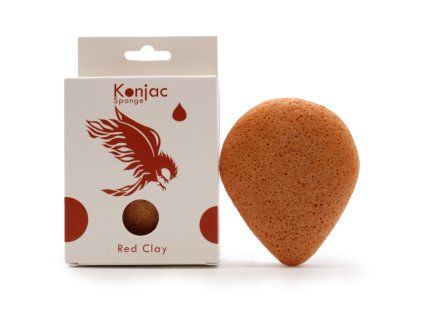 Konjac Gobica Solza - Rdeča Clay - Pomlajevalna