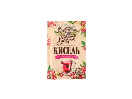 34155 1 brusnicovy kisiel v prasku klukva 30 g hutorok
