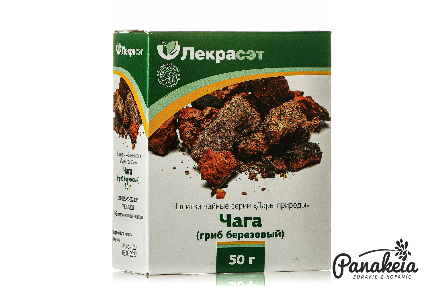 ČAGA-čaj 50g (nonotus obliquus) LEKRASET