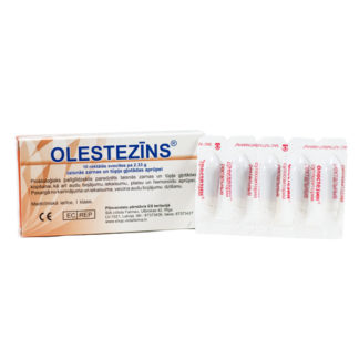 Olestezin - 10 rektálnych čapíkov s rakytníkovým olejom