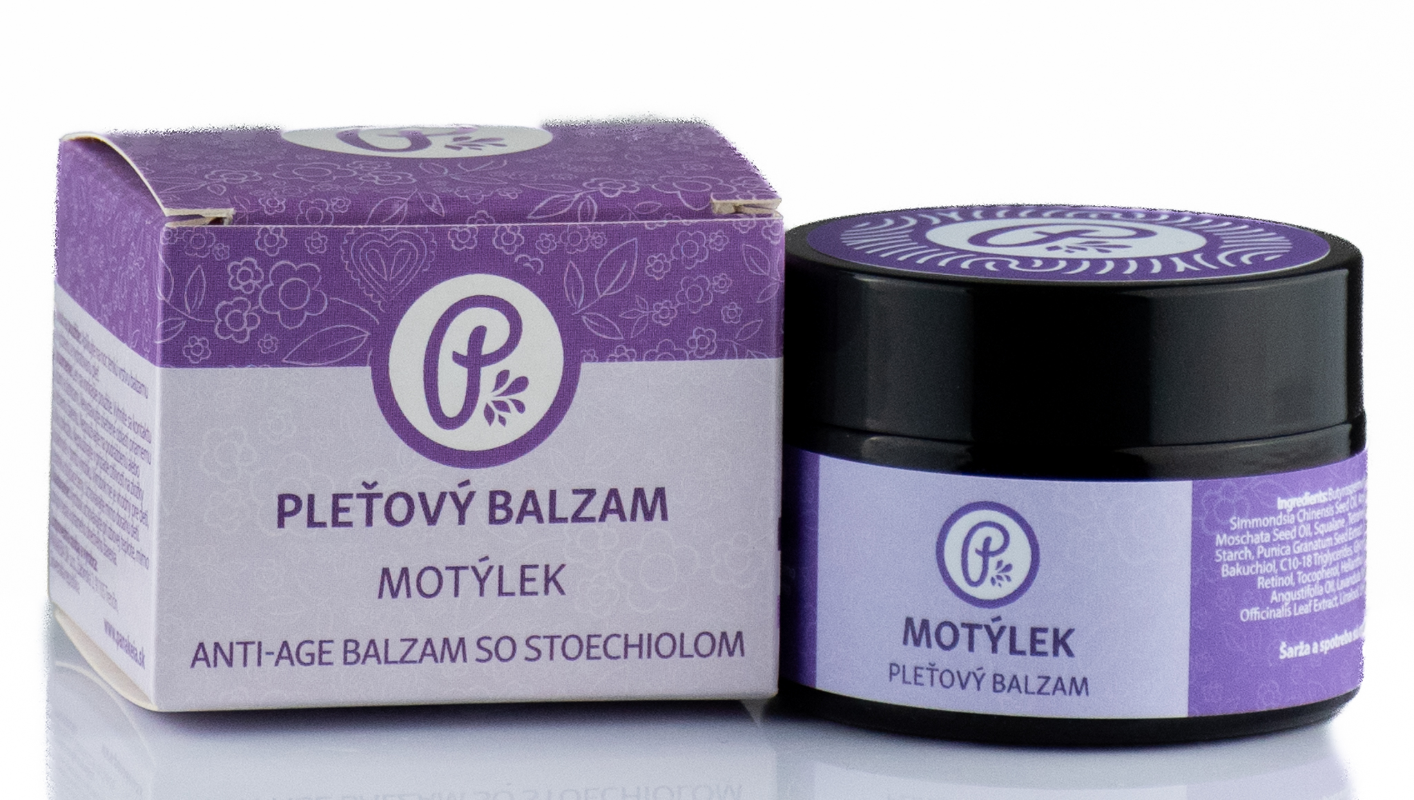 PANAKEIA MOTÝLEK – pleťový anti-age balzam so stoechiolom 30ml Objem: 30ml