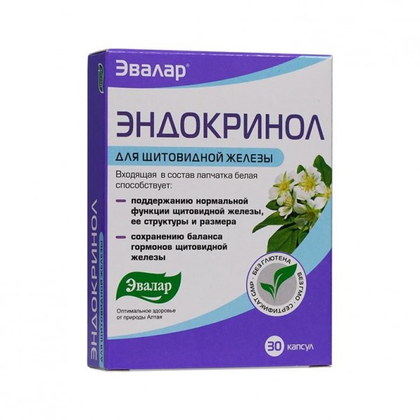 Endokrinol výživový doplnok 30 tabliet x 0,275 g - Kusy: 60ks Kusy: 30ks