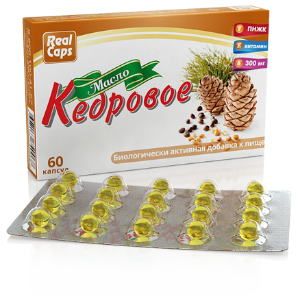 Cédrový Olej v kapsulách 300mg (60 kapsúl)