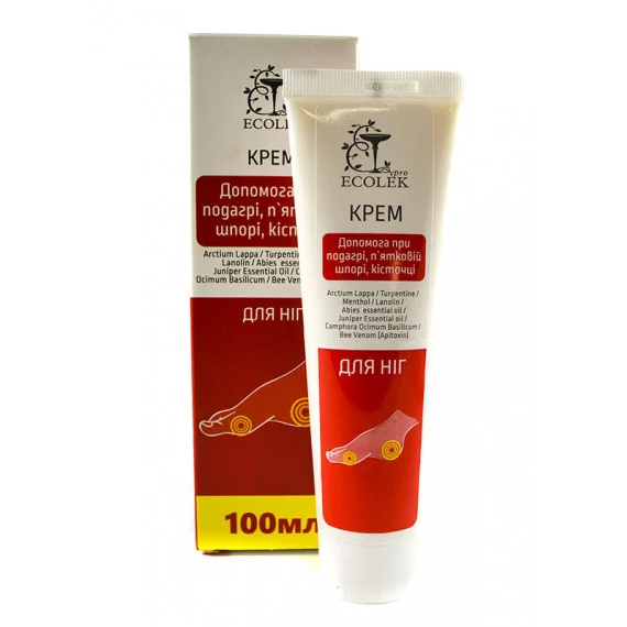 ECOLEK ECOLEKpro Kozmetický krém na pätné ostrohy, haluxy a dnu 100 ml