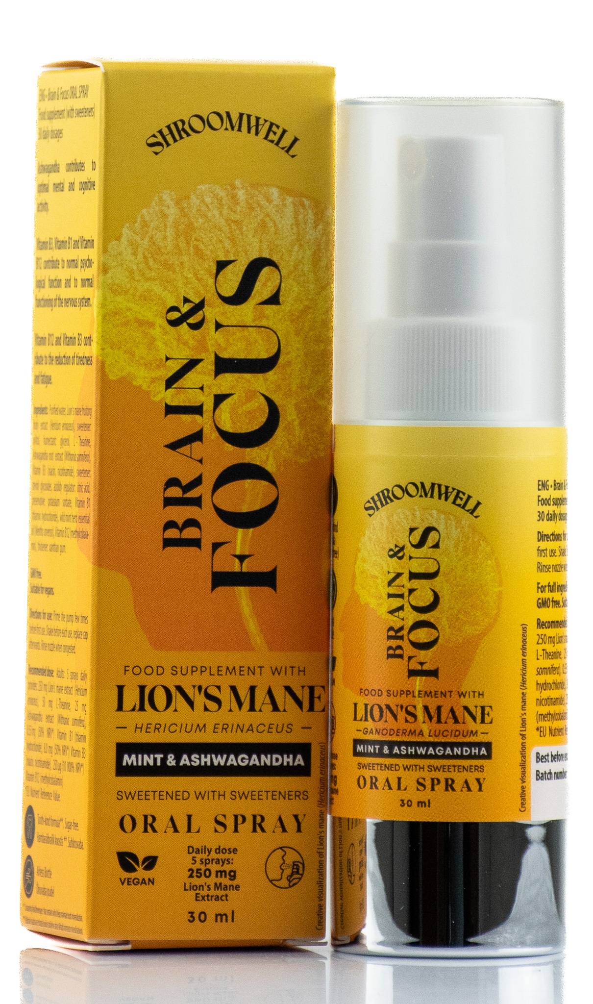 Ústny sprej - Mozog a sústredenie 30ml