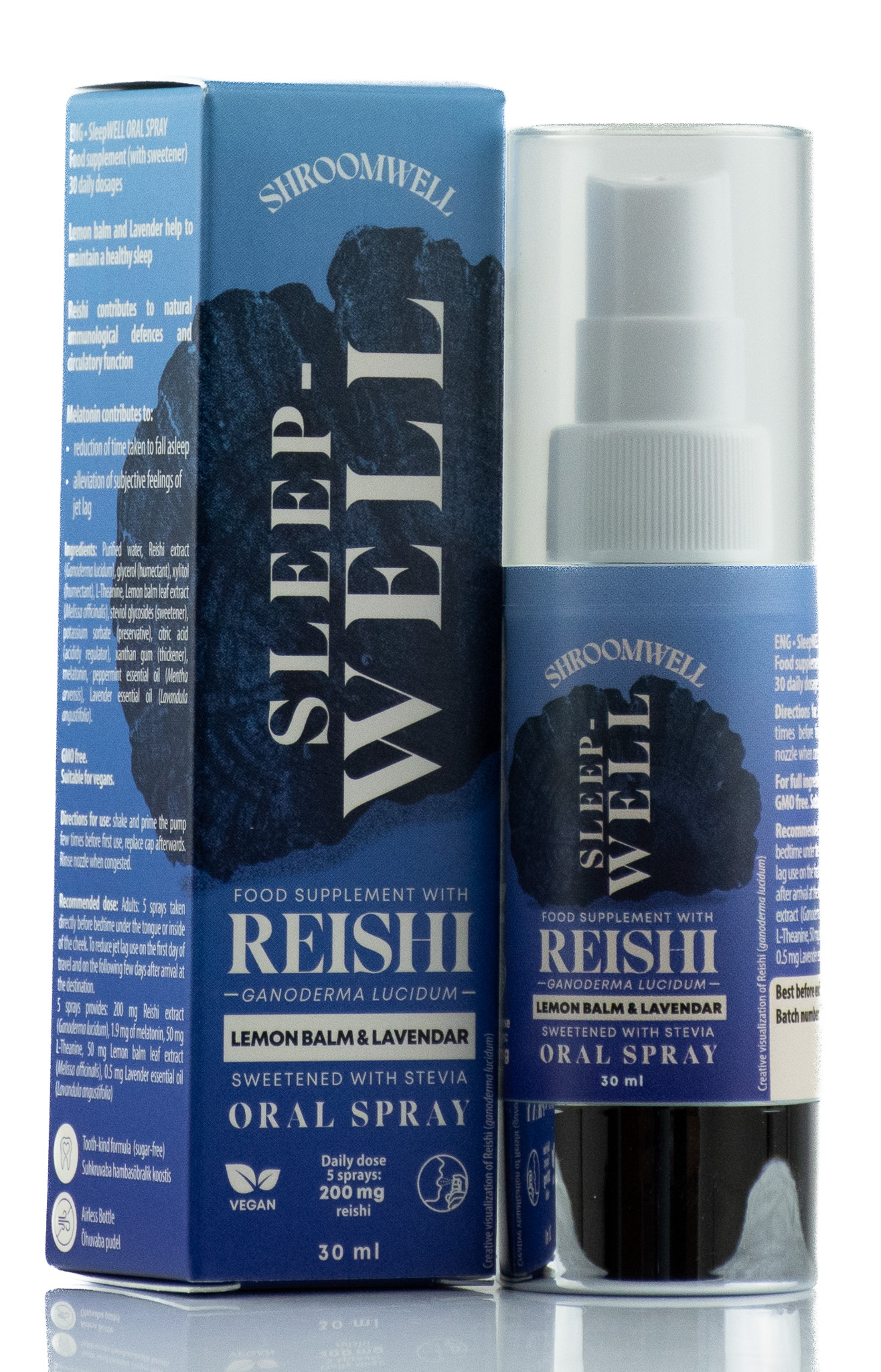 Shroomwell Ústny sprej - Spánok 30 ml