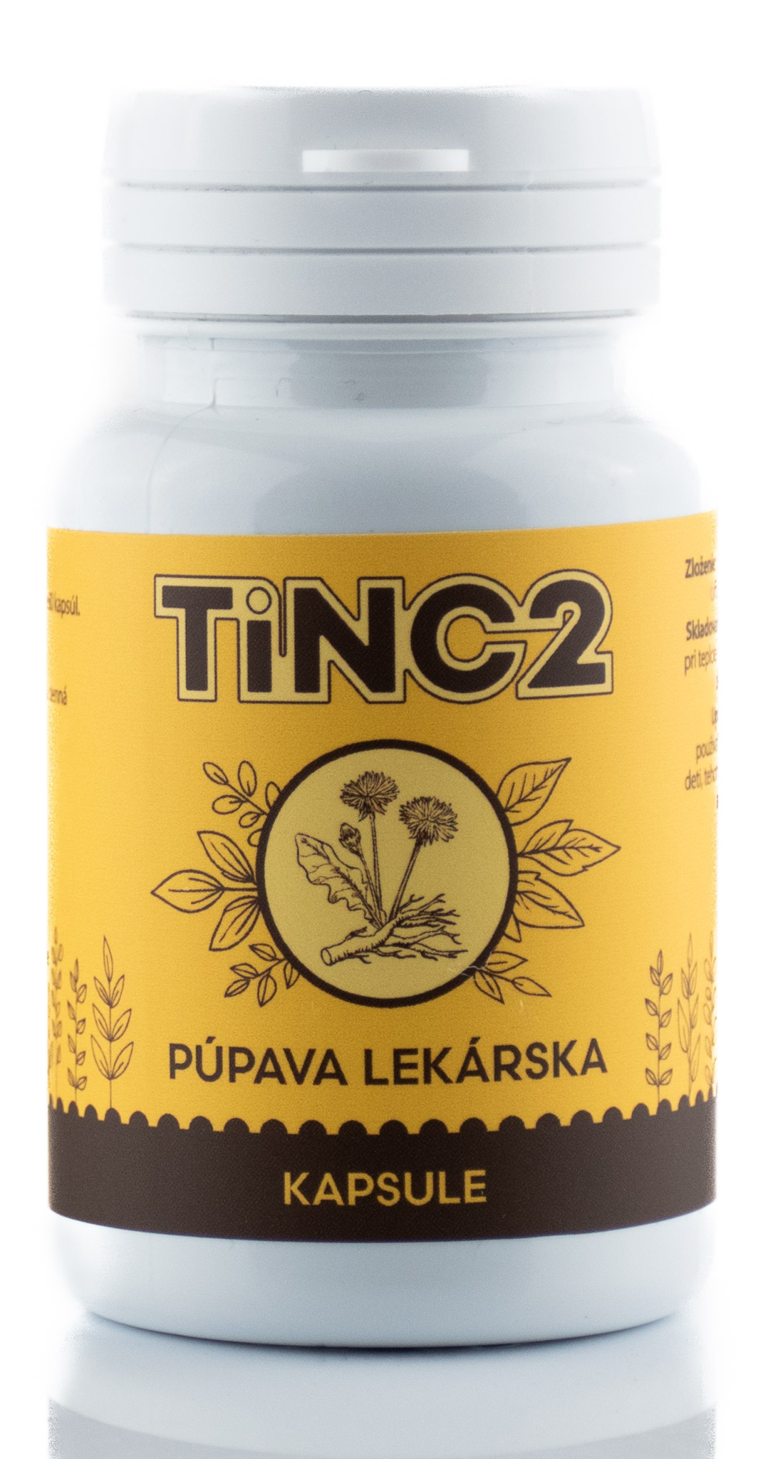 TINC2 Púpava lekárska kapsule 60ks (500mg/kapsula)