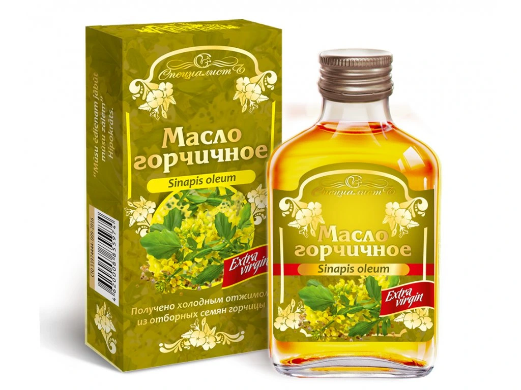 Horčicový 100% olej Altajský 100ml