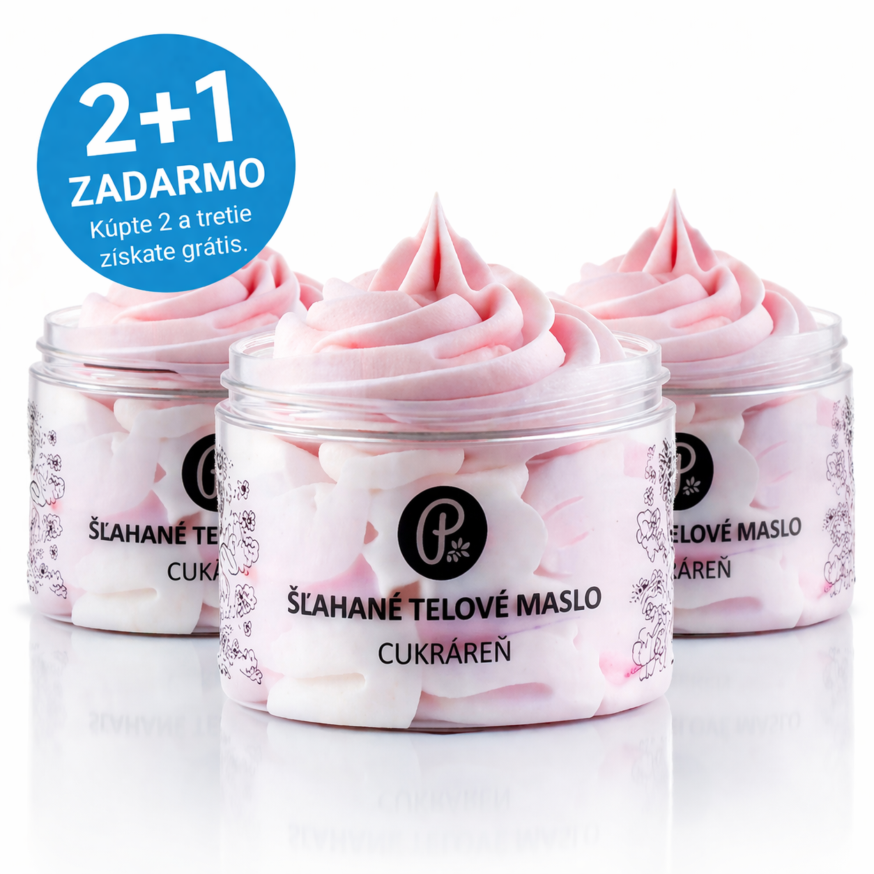 E-shop PANAKEIA Šľahané telové maslo - Cukráreň 2+1 ZADARMO 3x150ml