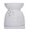 Biela arómalampa - Kvetinový vzor