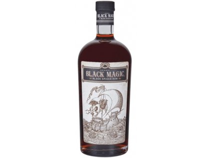 large black magic spiced rum 700ml
