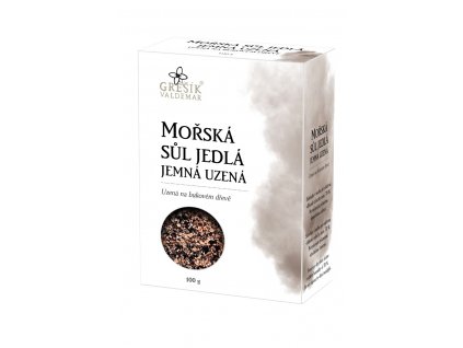 Grešík Sůl Mořská jedlá jemná uzená  100 g