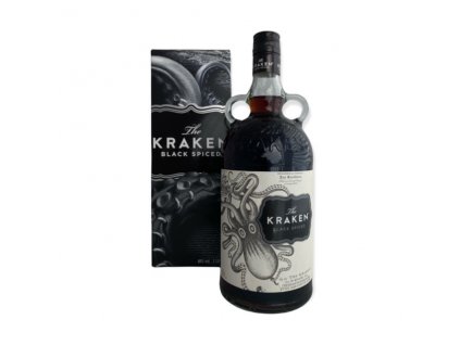 the kraken spiced black rum 1l in giftbox