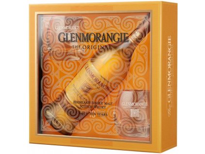 glenmorangie 10 year single malt scotch gift set with 2 glasses