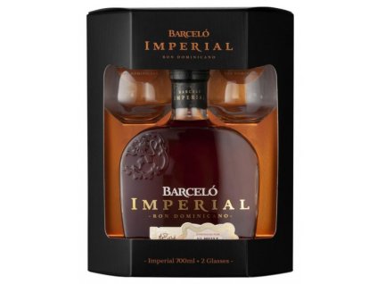Barcelo imperial + 2 skleničky