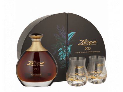 Zacapa xo + 2 glasses