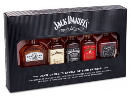 Jack Daniel´s Family mini set 5x0,05l