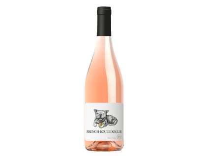 French bouledogue rose