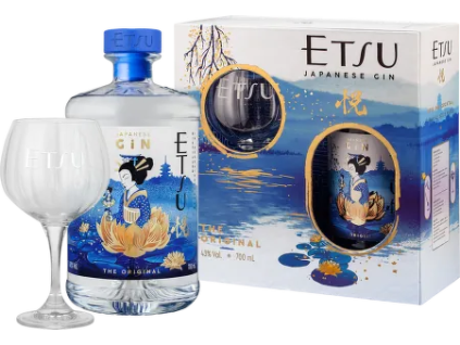Etsu Japanese Gin 0,7l 43% + sklenice