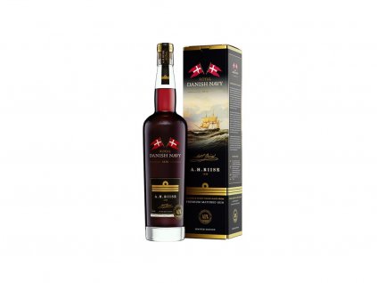 a h riise royal danish navy rum 40%