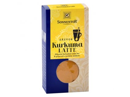 KURKUMA LATTE ZÁZVOR - K PŘÍPRAVĚ NÁPOJE 60 G BIO SONNENTOR