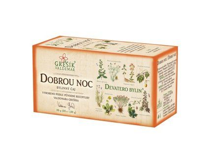Grešík Dobrou noc bylinný čaj 30x1,5 g