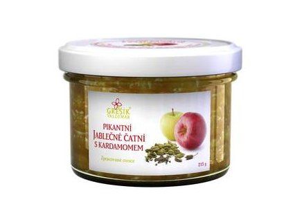 Grešík Čatní Pikantní jablečné s kardamomem 215 g