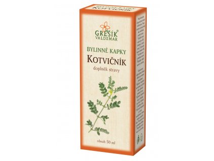 Grešík Kotvičník bylinné kapky 50 ml