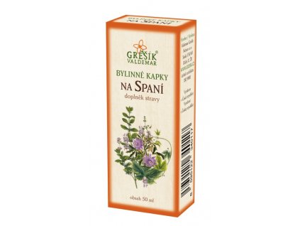 Grešík bylinné kapky Na spaní 50 ml
