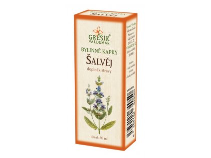 Grešík Šalvěj bylinné kapky 50 ml