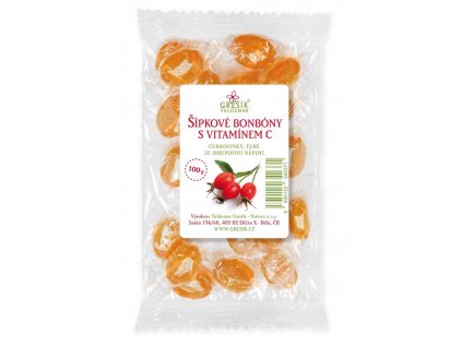 Šípkové bonbóny s vitamínem C 100 g