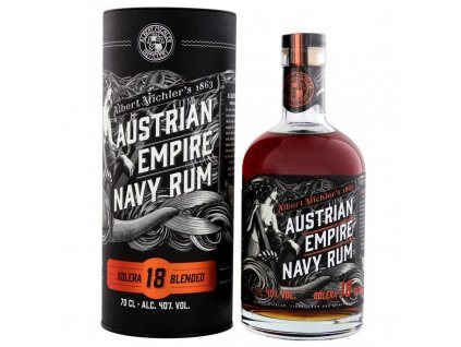 austrian empire solera navy rum 18 let 0 7l