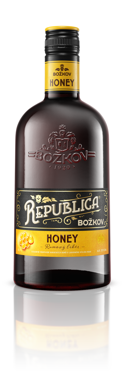 Božkov Republica Honey 33 % 0,7l