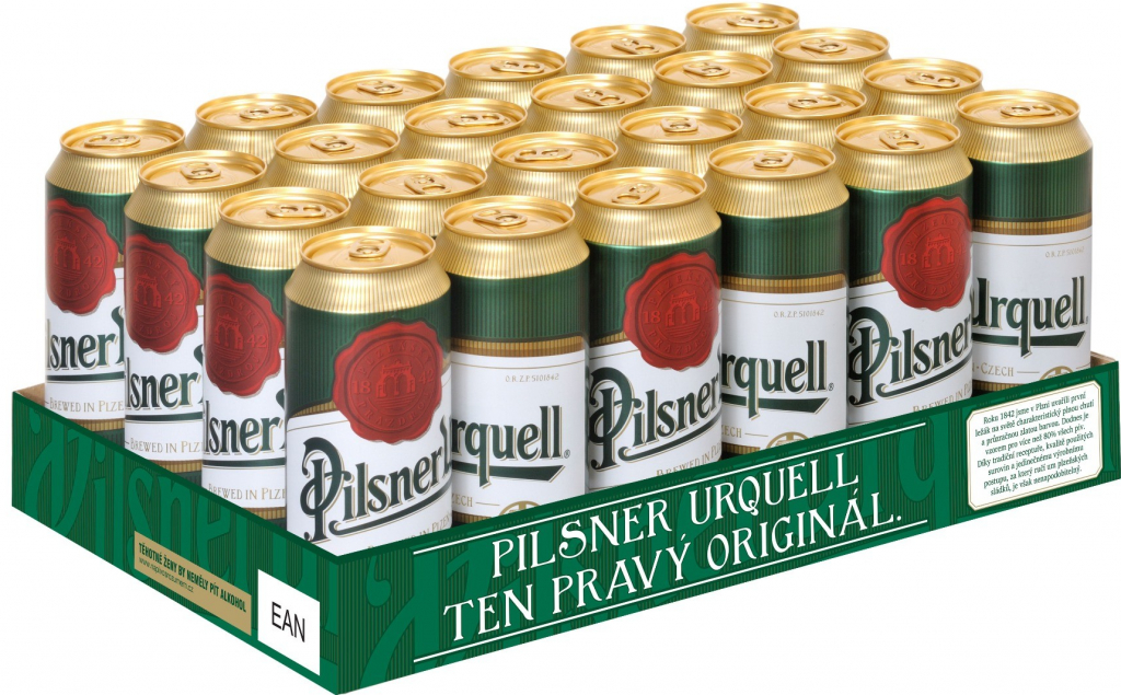 Pilsner Urquell 24x0,5l plech