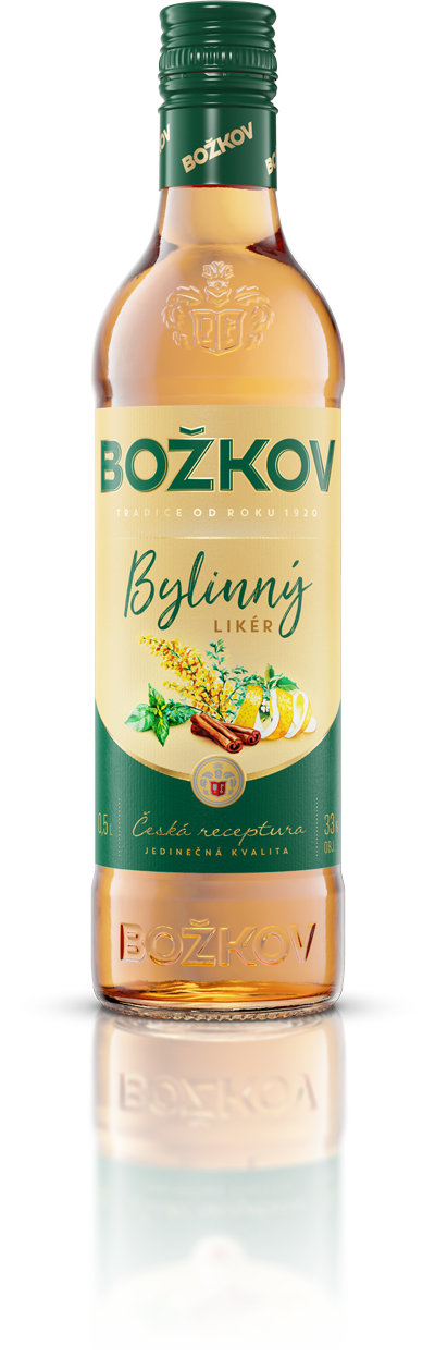 Božkov bylinný likér 33% 0,5l